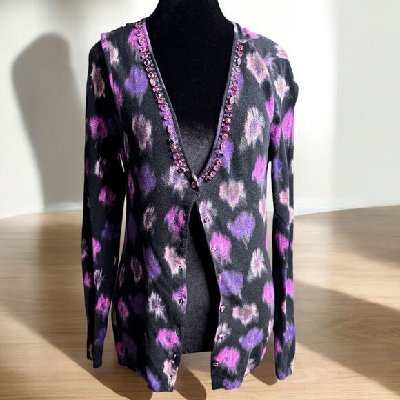 Blumarine Vintage Jeweled Cardigan XS - Picture 1 of 8